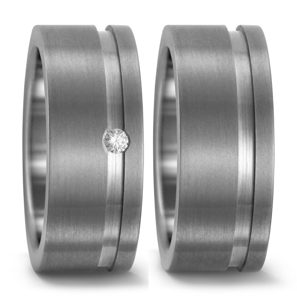 Produktbild: TitanFactory Titan Trauringe/Eheringe 51172/001/003/2000-51172/001/000/2000