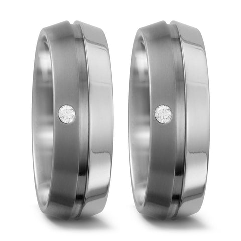 Produktbild: TitanFactory Titan Trauringe/Eheringe 51182/001/003/2000-51182/001/000/2000