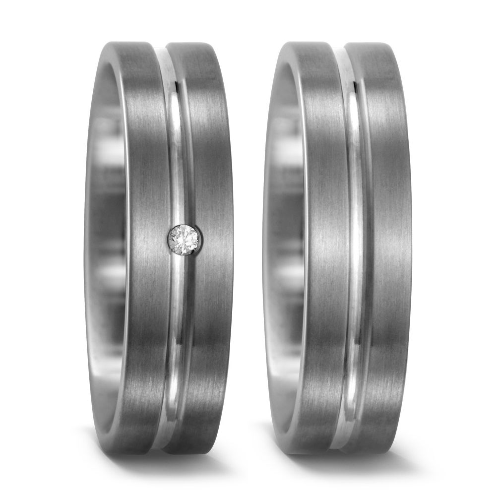 Produktbild: TitanFactory Titan Trauringe/Eheringe 51411/001/002/2000-51411/001/000/2000