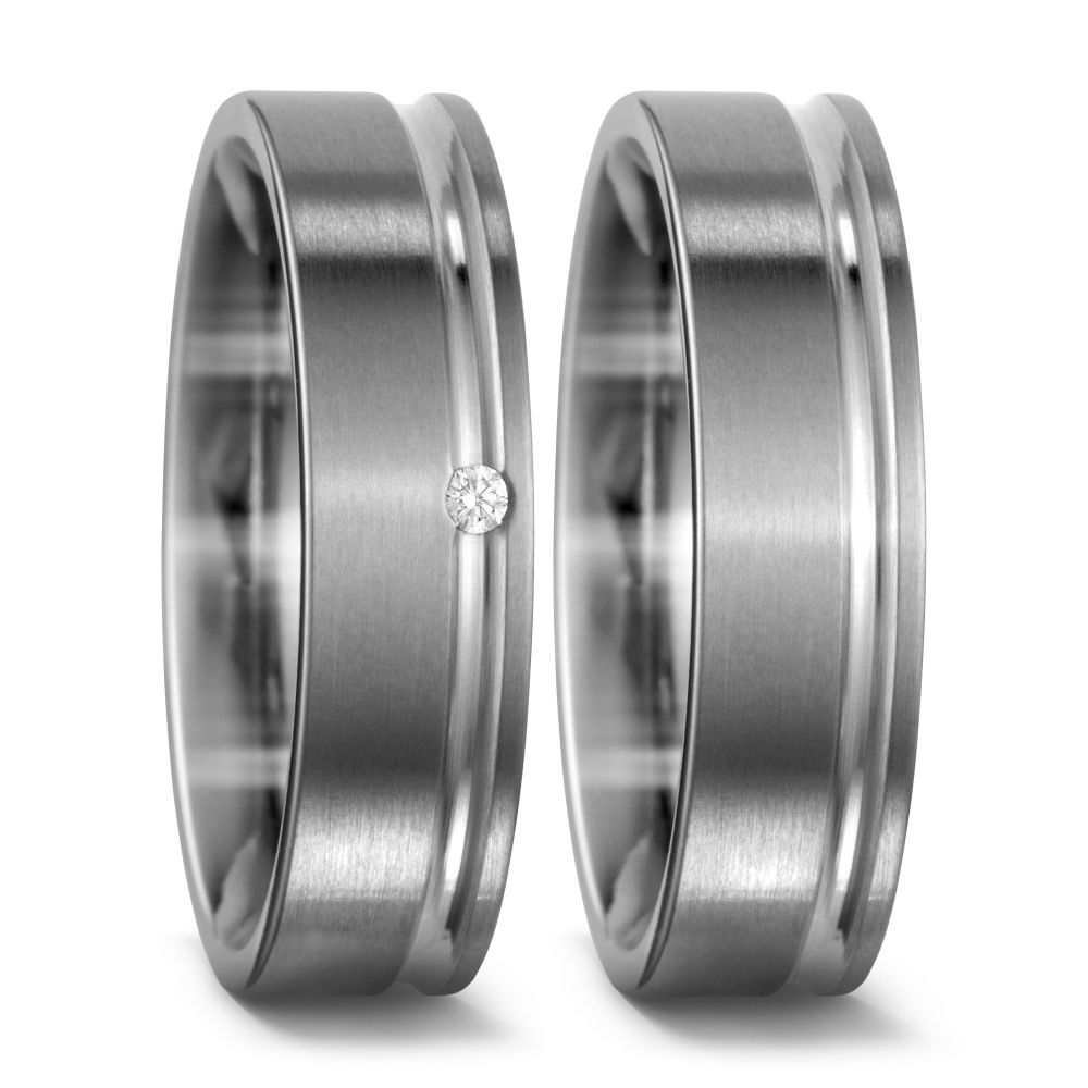 Produktbild: TitanFactory Titan Trauringe/Eheringe 51422/001/002/2000-51422/001/000/2000