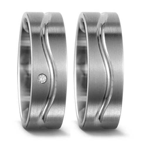 Produktbild: TitanFactory Titan Trauringe/Eheringe 51448/001/002/2000-51448/001/000/2000