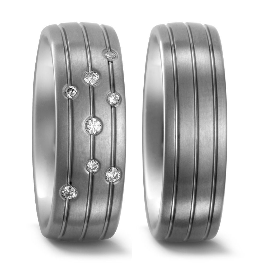 Produktbild: TitanFactory Titan Trauringe/Eheringe  51650/001/012/2000-51651/001/000/2000