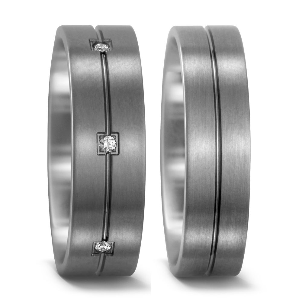Produktbild: TitanFactory Titan Trauringe/Eheringe 51661/001/004/2000-51673/001/000/2000