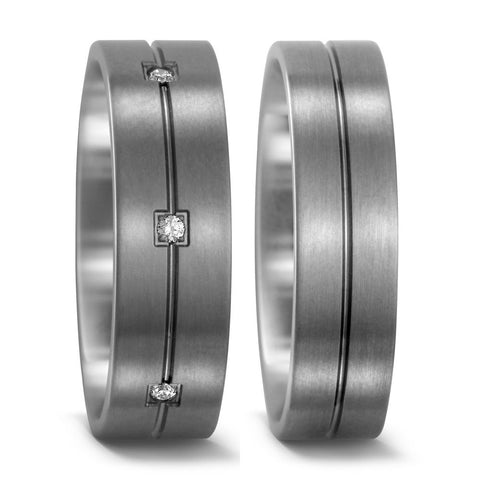 Produktbild: TitanFactory Titan Trauringe/Eheringe 51661/001/004/2000-51673/001/000/2000