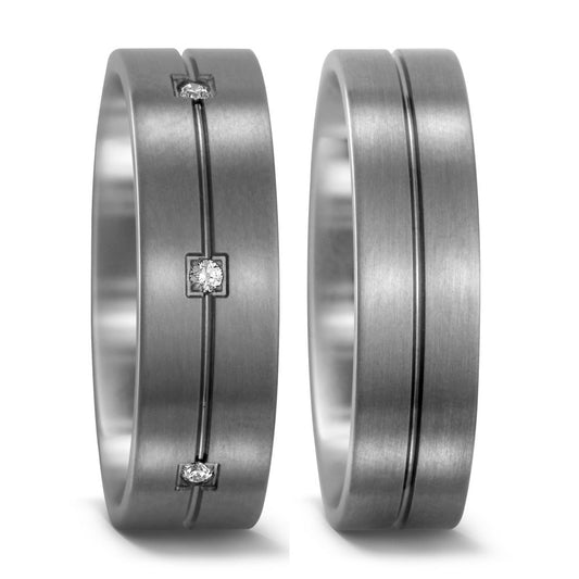 Produktbild: TitanFactory Titan Trauringe/Eheringe 51661/001/004/2000-51673/001/000/2000