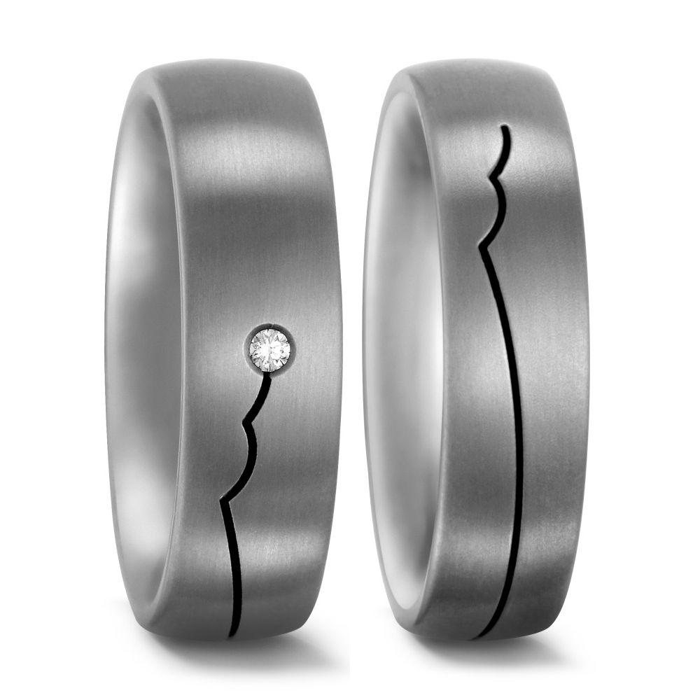 TitanFactory Titan Trauringe/Eheringe  51866/001/002/2000-51866/001/000/2000