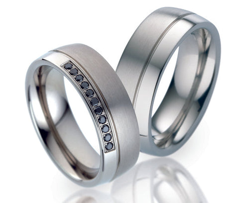 Produktbild: TitanFactory Trauringe/Eheringe 51904-51905black