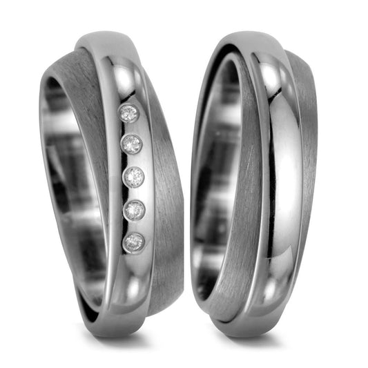 Produktbild: TitanFactory Eheringe/Trauringe 51974/001/005/2000-51973/001/000/2000