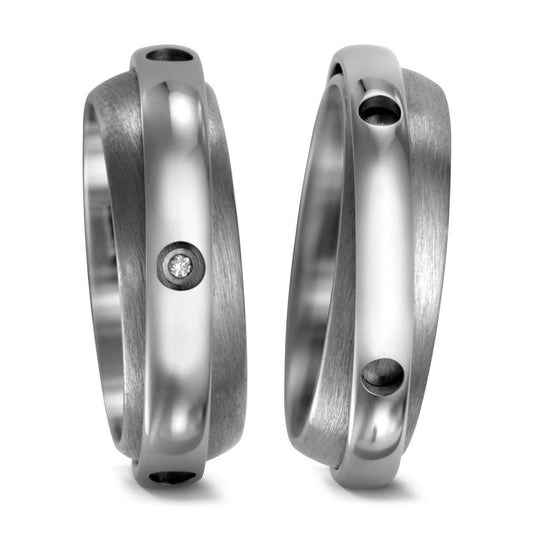 Produktbild: TitanFactory Titan Trauringe/Eheringe 51988/001/005/2000-51988/001/000/2000