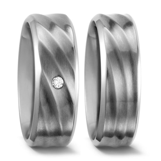 Produktbild: TitanFactory Titan Trauringe/Eheringe 52373/001/002/2000-52373/001/000/2000