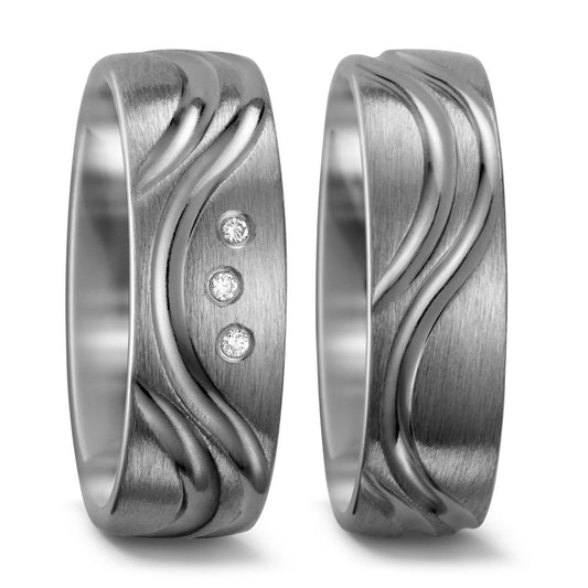 Produktbild: TitanFactory Titan Trauringe/Eheringe 52386/013/003/2000-52387/013/000/2000