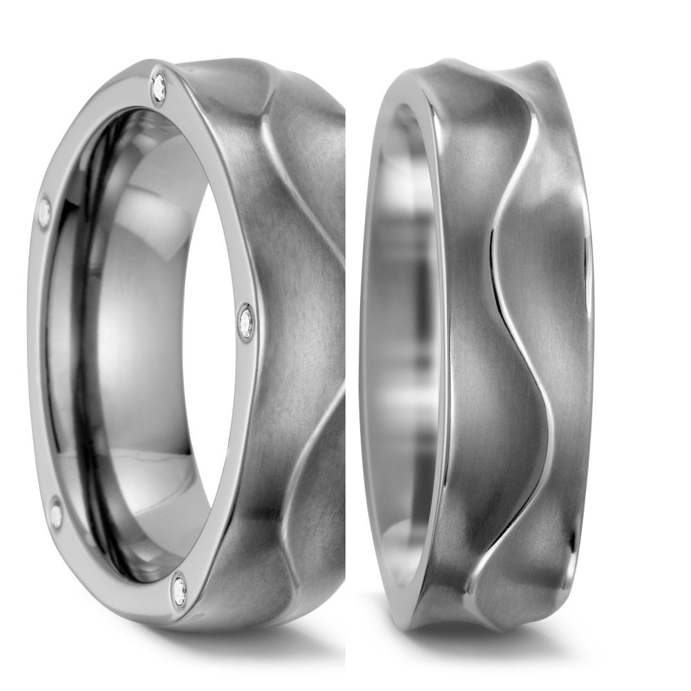 Produktbild: TitanFactory Titan Trauringe/Eheringe 52398/001/005/2000-52398/001/000/2000