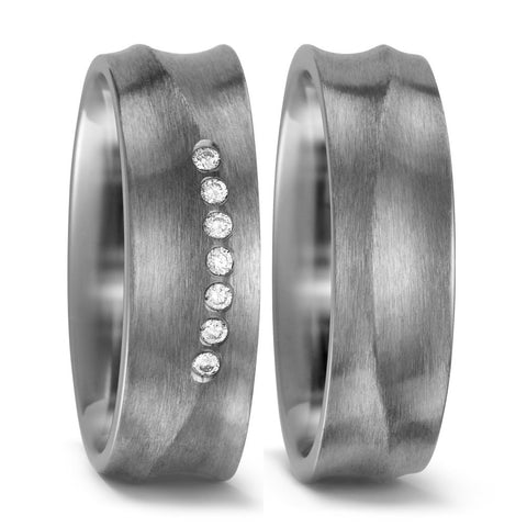 Produktbild: TitanFactory Titan Trauringe/Eheringe 52407/013/007/2000-52407/013/000/2000