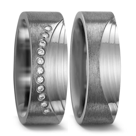 Produktbild: TitanFactory Titan Trauringe/Eheringe 52412/013/011/2000-52412/013/000/2000