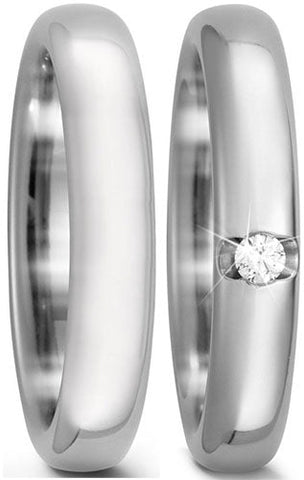 Produktbild: TitanFactory Eheringe/Trauringe 52435/000/005/2000-52431/000/000/2000