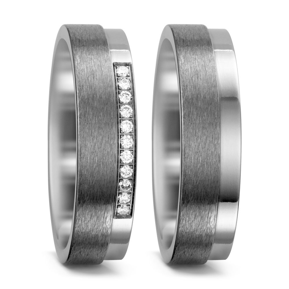 Produktbild: TitanFactory Titan Trauringe/Eheringe 52442/013/011/2000-52442/013/000/2000