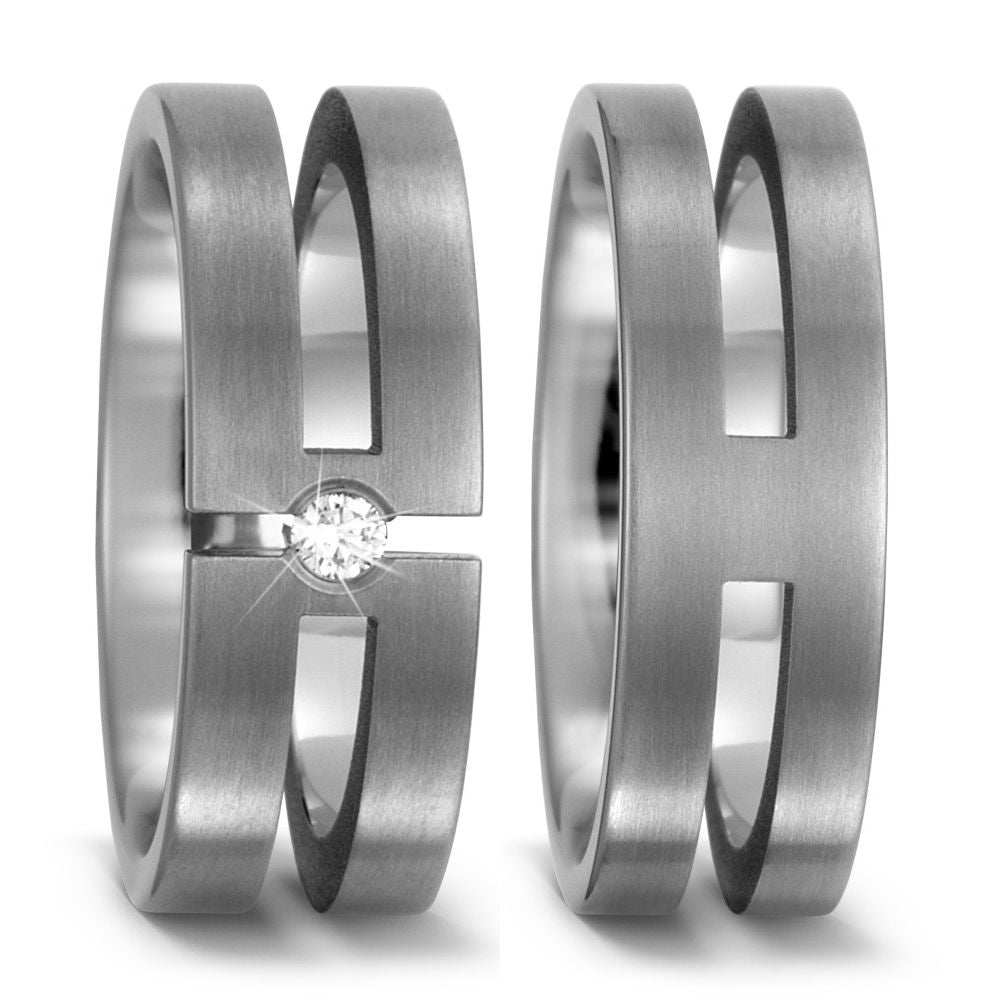 Produktbild: TitanFactory Eheringe/Trauringe 52492/001/005/2000-52492/001/000/2000