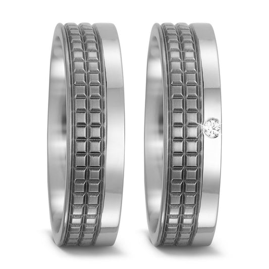 Produktbild: TitanFactory Trauringe/Eheringe Titan 52495/001/000/2000-52495/001/002/2000