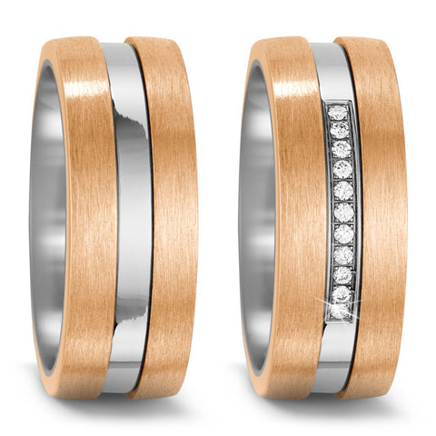 Produktbild: TitanFactory Trauringe/Eheringe 52528/013/011/G233-52528/013/000/G233