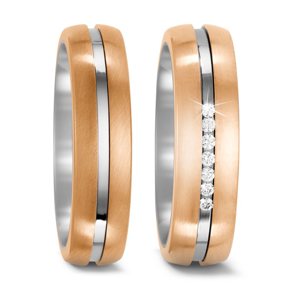 Produktbild: TitanFactory Eheringe 52530/001/000/G233 - 52530/001/007/G233