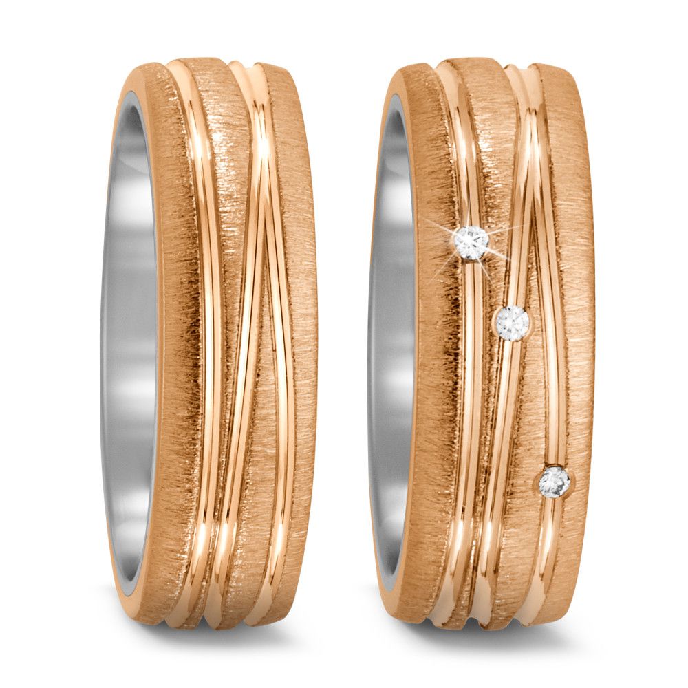 Produktbild: TitanFactory Trauringe/Eheringe 52532/008/000/G233 - 52532/008/003/G233