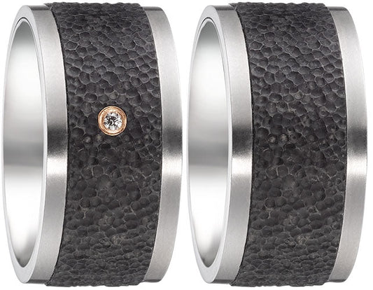 Produktbild: TitanFactory Eheringe/Trauringe Bicolor 52544/001/002/7253-52544/001/000/2050