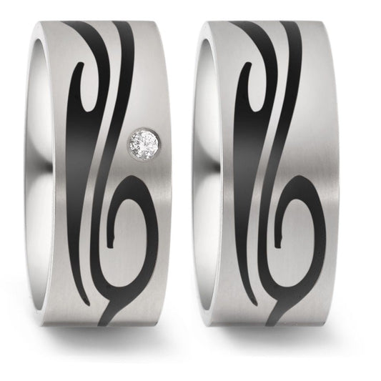 Produktbild: TitanFactory Eheringe/Trauringe Bicolor 52550/001/003/2050-52550/001/000/2050