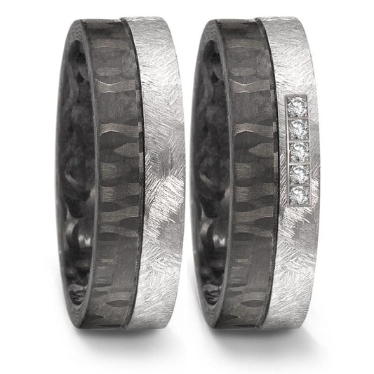 Produktbild: TitanFactory Eheringe Tantal Bicolor 52567/023/005/NX00-52567/023/000/NX00