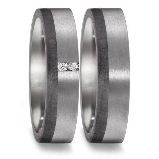 Produktbild: TeNo Eheringe  PARTNER Tantal/Carbon 52580/001/003/XN62