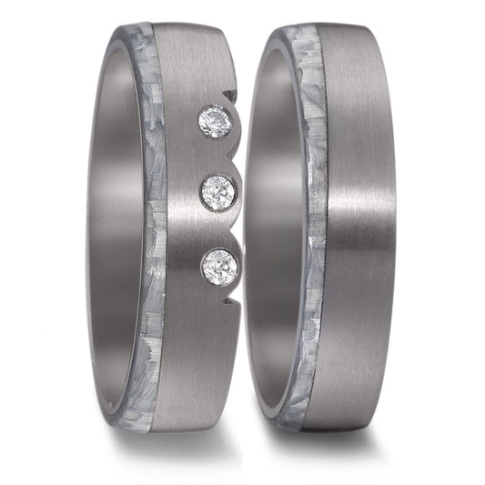 TeNo Eheringe Tantal/Carbon 52593/001/006/XN80