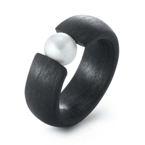 Produktbild: TitanFactory Verlobungs- Vorsteck- Solitärring Carbon 51069/002/830/9202