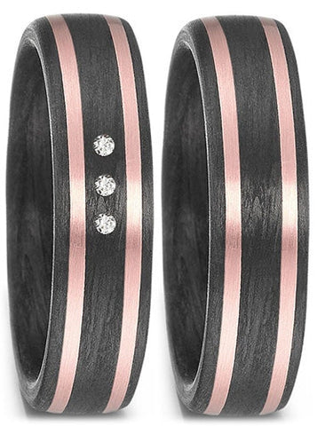 Produktbild: TitanFactory Eheringe/Trauringe Bicolor 59353/003/003/N556-59353/003/000/N556