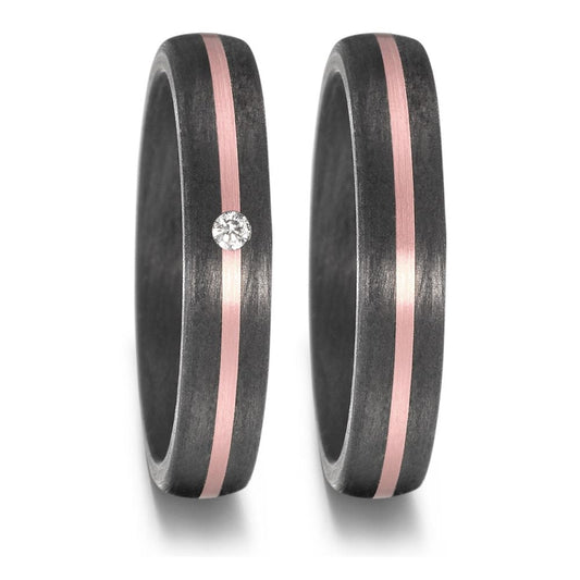 TitanFactory Eheringe/Trauringe Bicolor 59354/003/003/N556-59354/003/000/N556