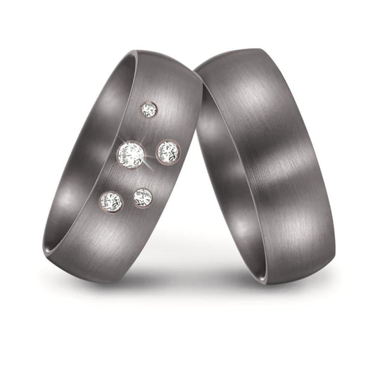 Produktbild: TitanFactory Eheringe Tantal 59618/003/014/X000-59614/003/000/X000