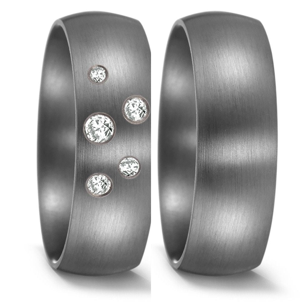 Produktbild: TitanFactory Trauringe/Eheringe Tantal 59618/003/014/X000-59614/003/000/X000