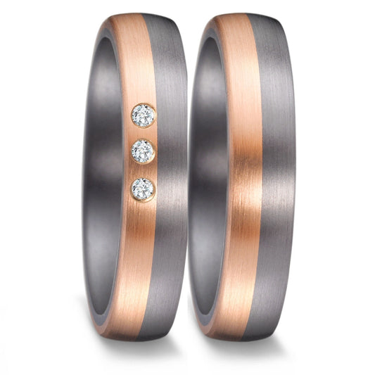 Teno Eheringe Tantal/Roségold 59642/003/003/X545