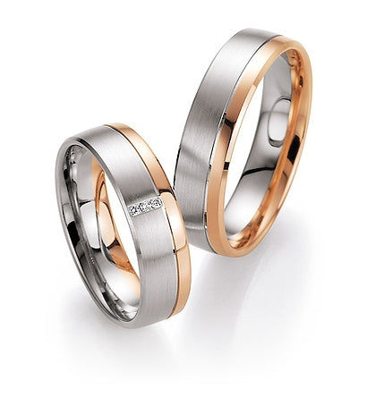 Nowotny Collection Ruesch Trauringe Heaven Number Seven Bicolor 66/20010-055-66/20020-055