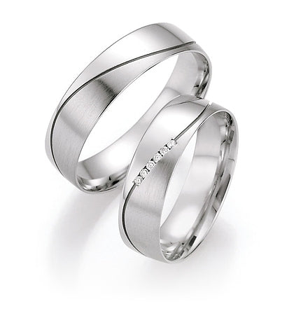 Nowotny Collection Ruesch Eheringe Honeymoon Pure 66/30130-055-66/30140-055