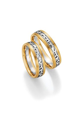 Nowotny Collection Ruesch Eheringe Honeymoon Visions Bicolor 66/37110-055-66/37120-055