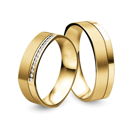 Nowotny Collection Ruesch Trauringe/Eheringe Honeymoon Solid V 66/45010/055-66/45020/055