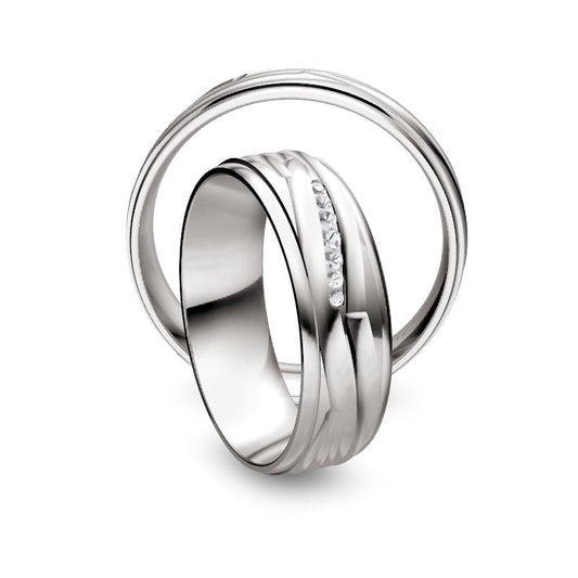 Nowotny Collection Ruesch Eheringe Honeymoon Solid V 66/45050/060-66/45060/060