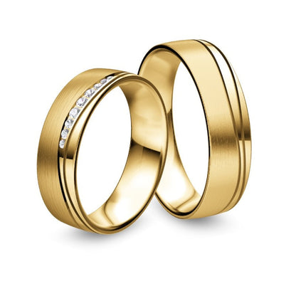 Nowotny Collection Ruesch Eheringe Honeymoon Solid V 66/45090/058-66/45100/058