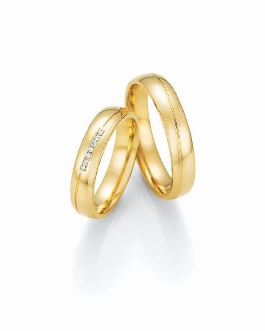 Nowotny Collection Ruesch Eheringe Honeymoon Solid 66/62110/045-66/62120/045