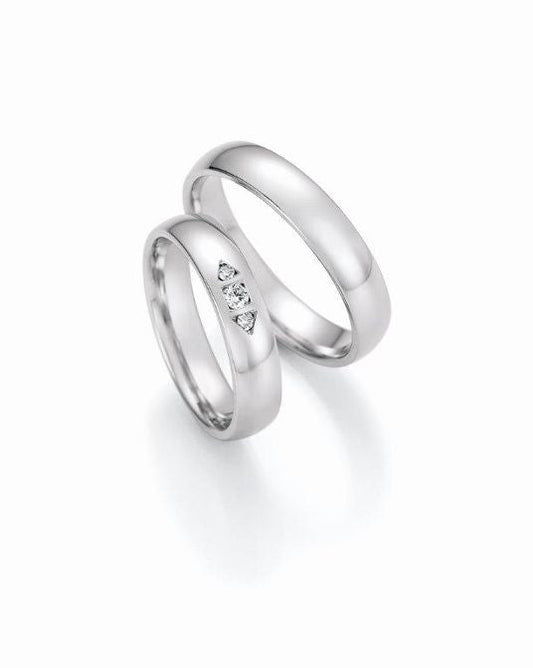 Nowotny Collection Ruesch Eheringe Honeymoon Solid 66/62150/045-66/62160/045