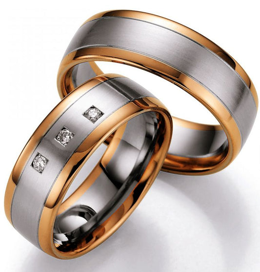 Nowotny Collection Ruesch Eheringe/Trauringe Bicolor 66/07040/070-66/07040/070