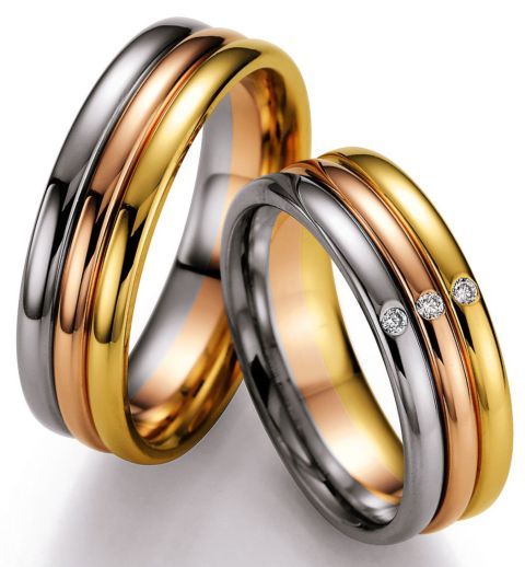 Nowotny Collection Ruesch Eheringe/Trauringe Bicolor 66/07220/061-66/07220/061