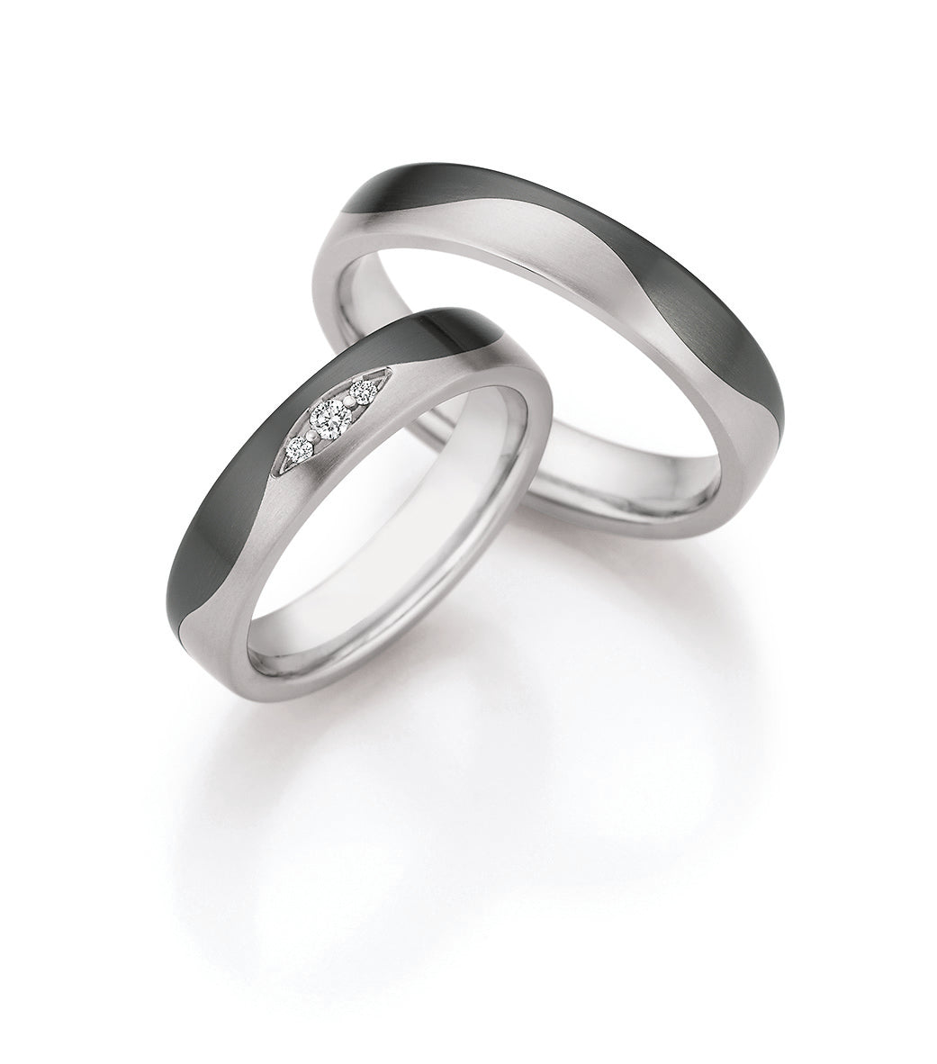 Produktbild: Collection Ruesch White Style Titan Zirkonium 79-10030-10040