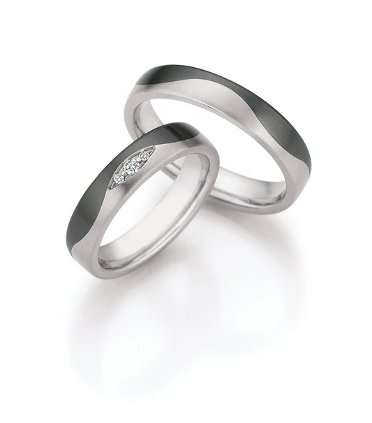 Produktbild: Collection Ruesch White Style Titan Zirkonium 79-10030-10040