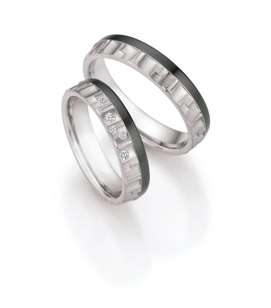 Produktbild: Collection Ruesch White Style Titan Zirkonium 79-10070-10080