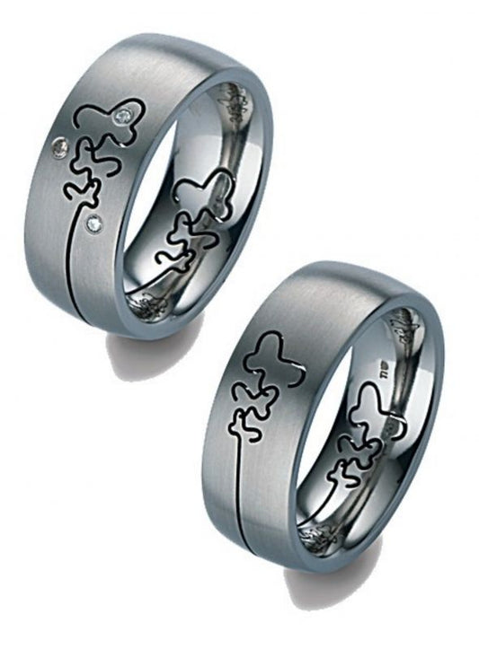 Produktbild: TitanFactory Trauringe/Eheringe 51869-51857B